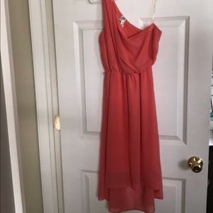 Coral dress